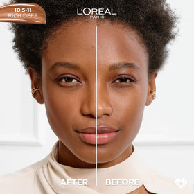 L'Oreal Paris True Match Nude Hyaluronic Tinted Serum Foundation bottle with cap