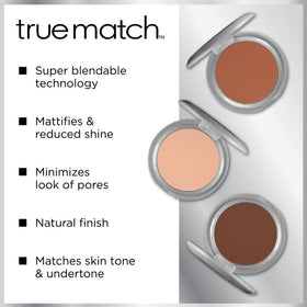 L’Oreal Paris True Match Powder W8 Creme Café side view