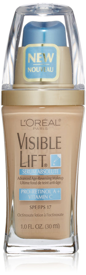 L'Oreal Paris Visible Lift Serum Absolute Foundation front view in Light Ivory