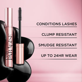 L'Oreal Paris Voluminous Lash Paradise Mascara application on lashes