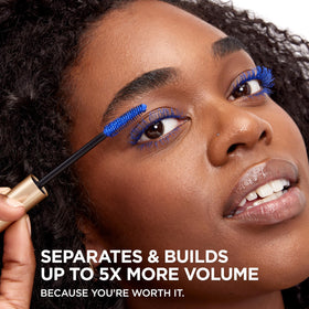 L'Oreal Paris Voluminous Mascara Cobalt brush close-up
