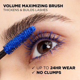 L'Oreal Paris Voluminous Mascara Cobalt on a vanity