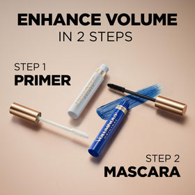 L'Oreal Paris Voluminous Mascara Cobalt with eye makeup