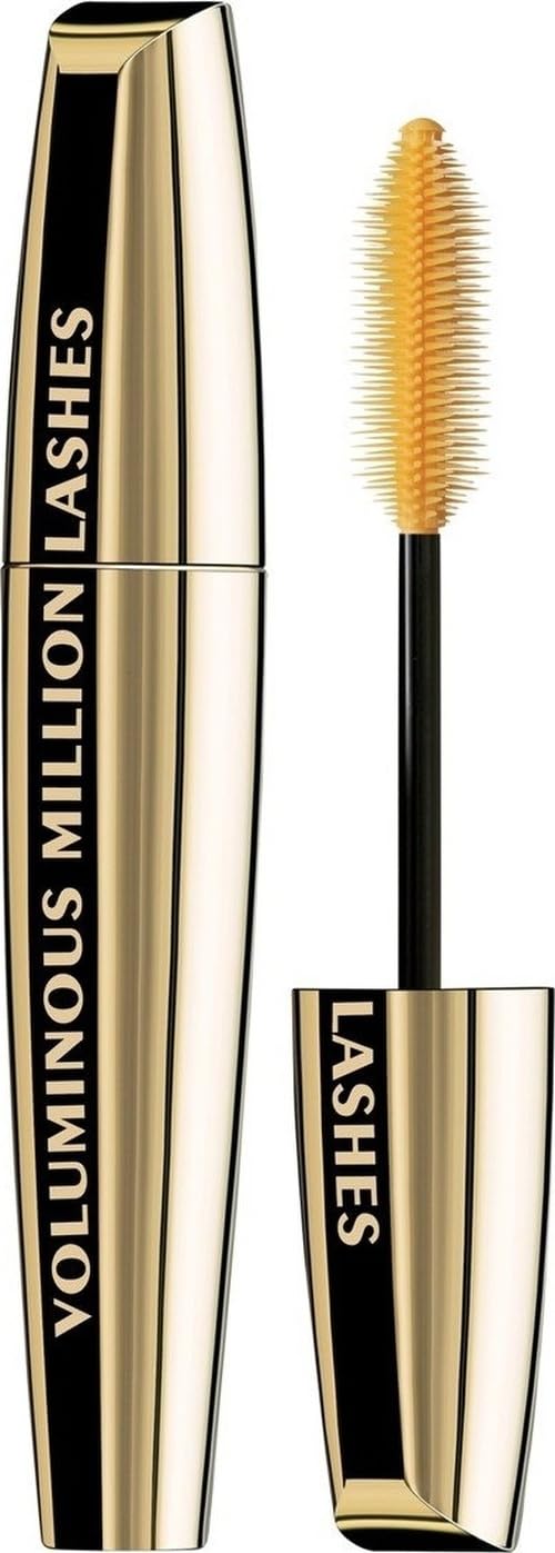 L'Oreal Paris Voluminous Million Lashes Mascara black brown front view