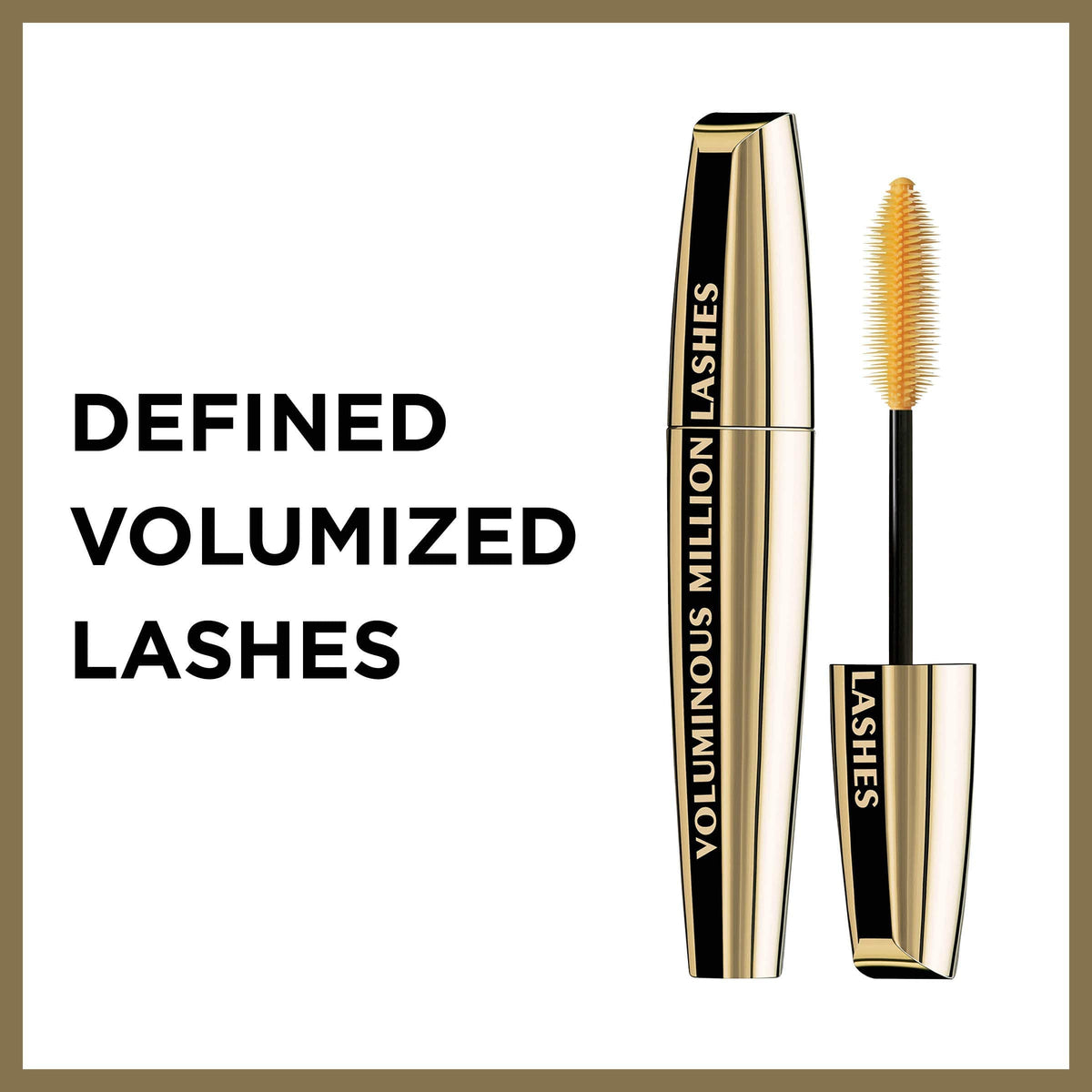 L'Oreal Paris Voluminous Million Lashes Mascara brush close-up