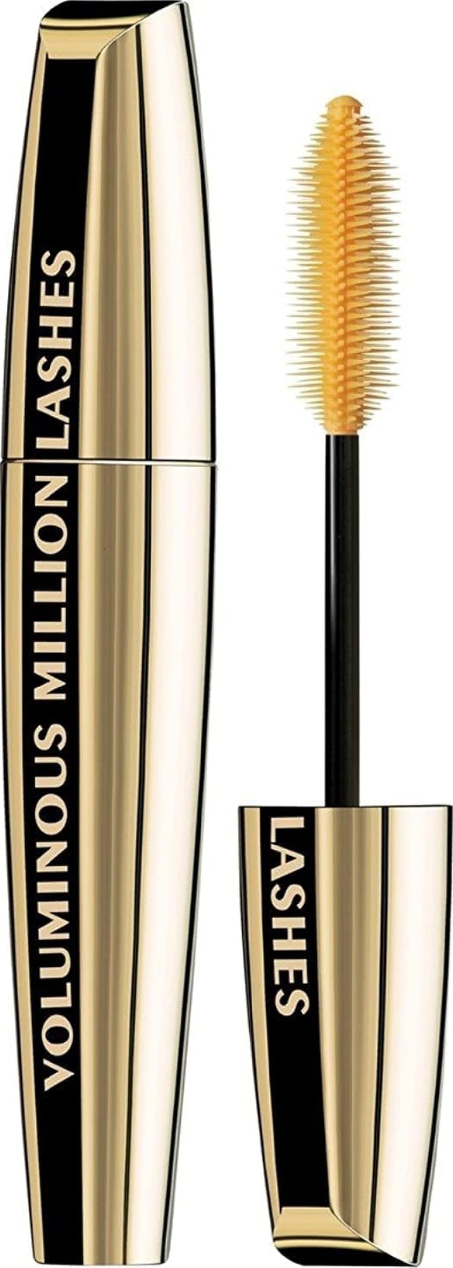 L'Oreal Paris Voluminous Million Lashes Mascara front view, Blackest Black