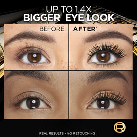 L'Oreal Paris Voluminous Panorama Mascara packaging with dimensions