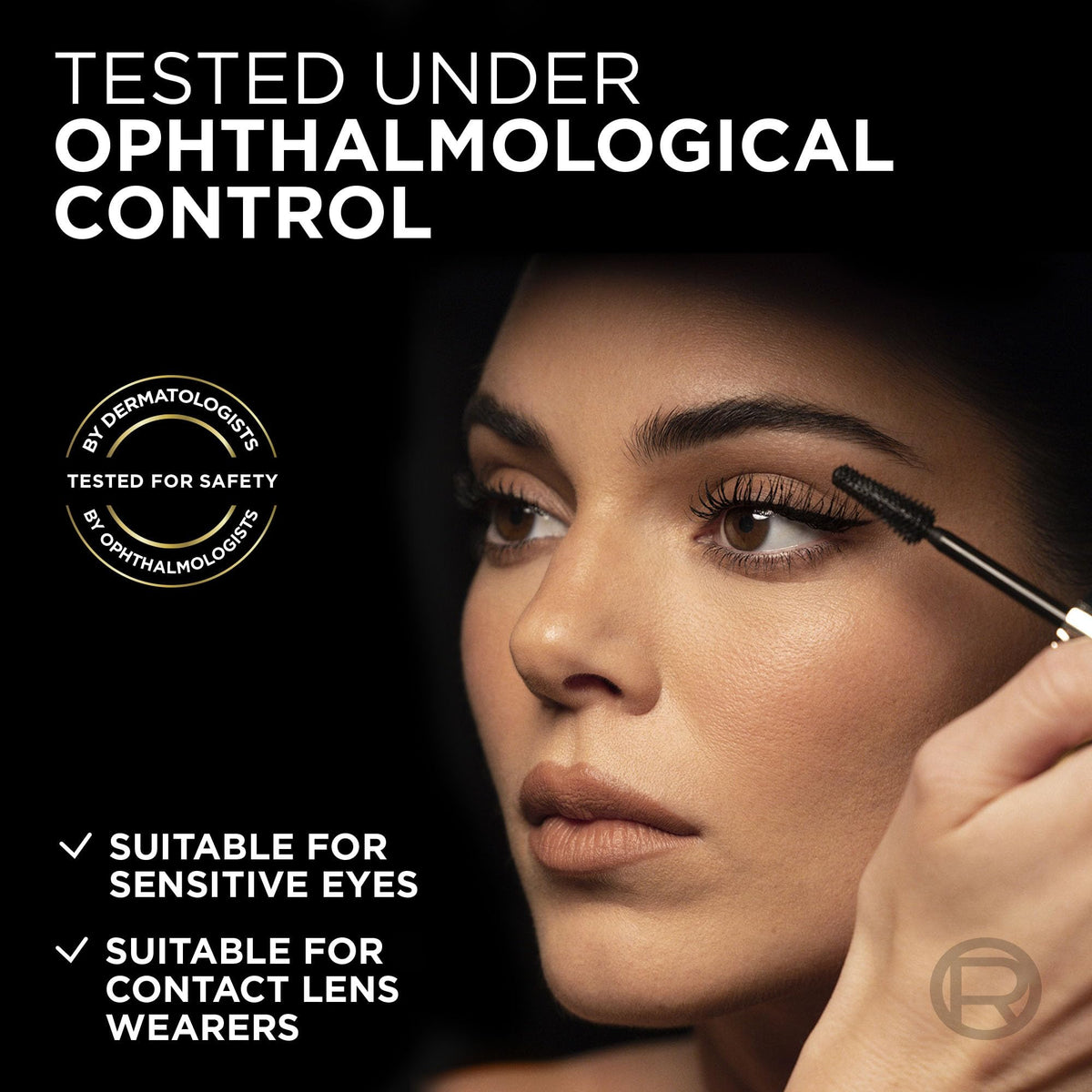L'Oreal Paris Voluminous Panorama Mascara packaging with dimensions