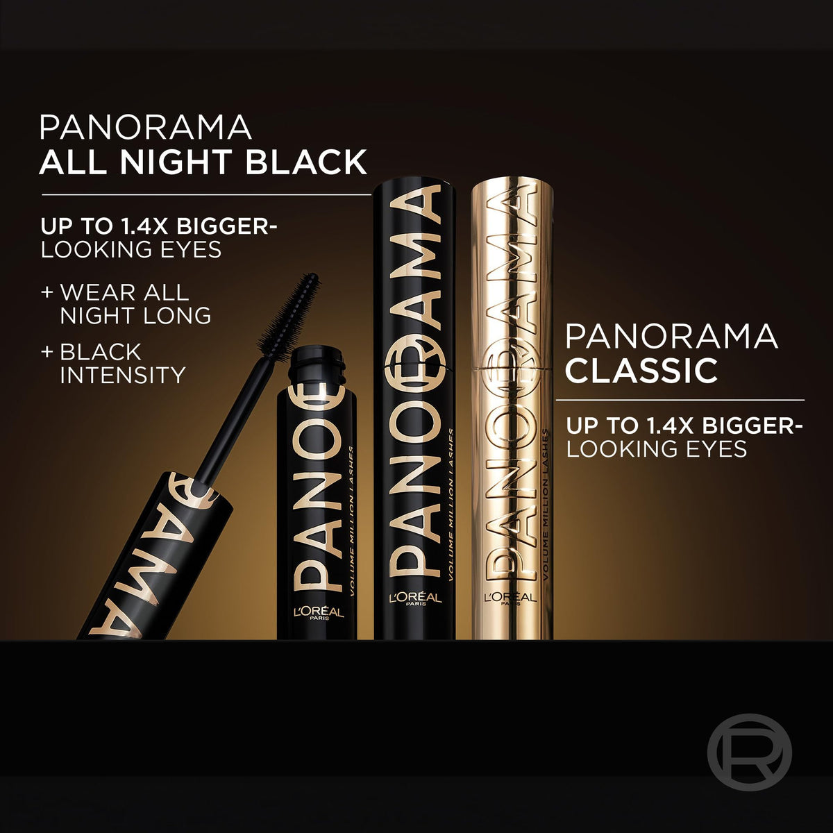 L'Oreal Paris Voluminous Panorama Mascara side view