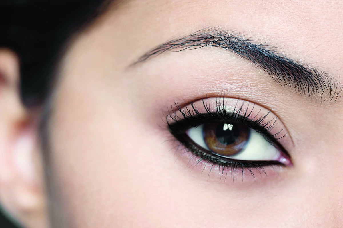 L'Oreal Paris Voluminous Smoldering Eyeliner Black swatch on skin