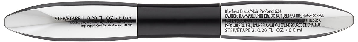 L'Oreal Paris Voluminous Superstar Waterproof Mascara brush close-up showing fiber-rich bristles