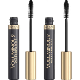 L'Oreal Paris Voluminous Waterproof Mascara black brown front view