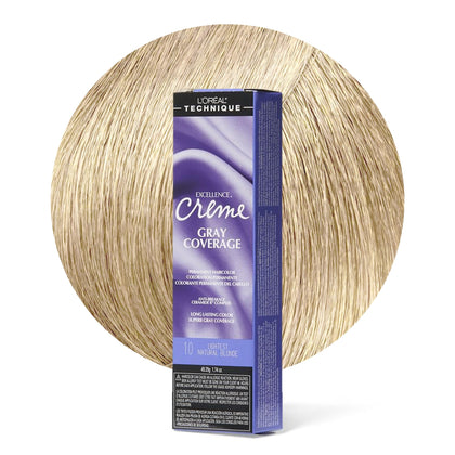 L'OREAL TECHNIQUE Excellence Crème Permanent Color Light Natural Blonde front view