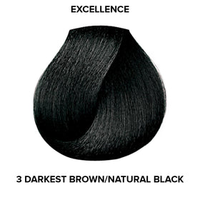 L'OREAL TECHNIQUE Excellence Crème Permanent Hair Color Dark Brown on display