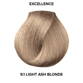 L'OREAL TECHNIQUE Excellence Crème Permanent Hair Color Light Ash Blonde in a bathroom setting