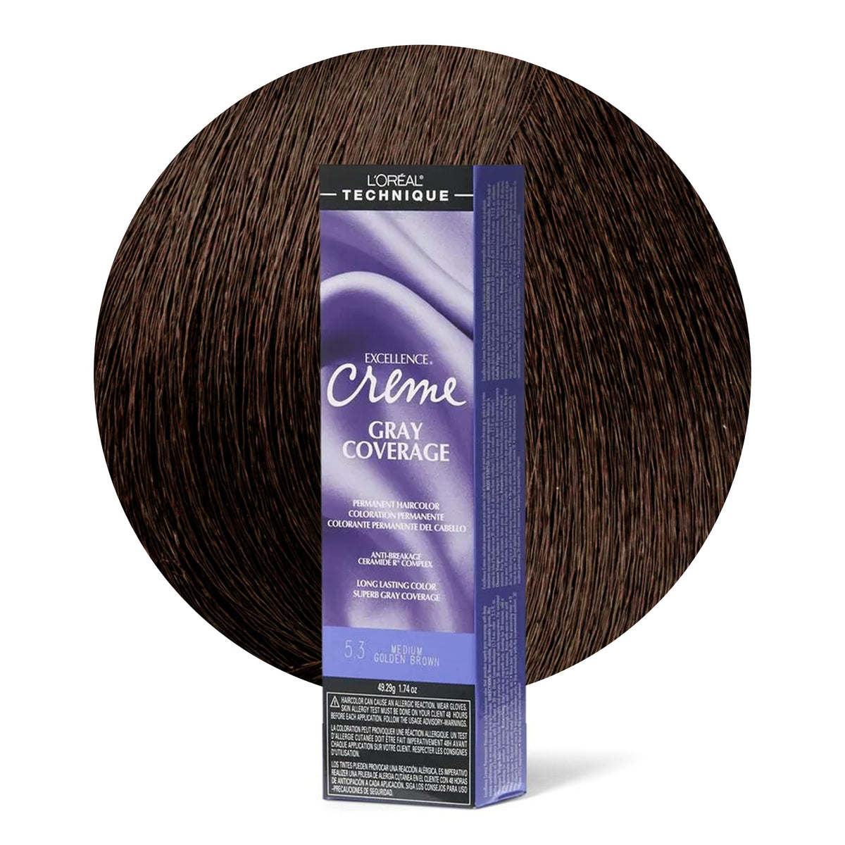 L'OREAL TECHNIQUE Excellence Crème Permanent Hair Color packaging front view