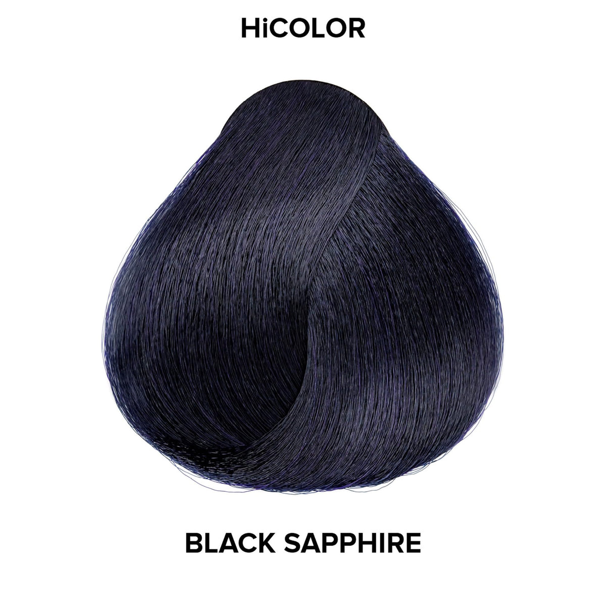 L'OREAL TECHNIQUE HiColor Black Onyx shade swatch