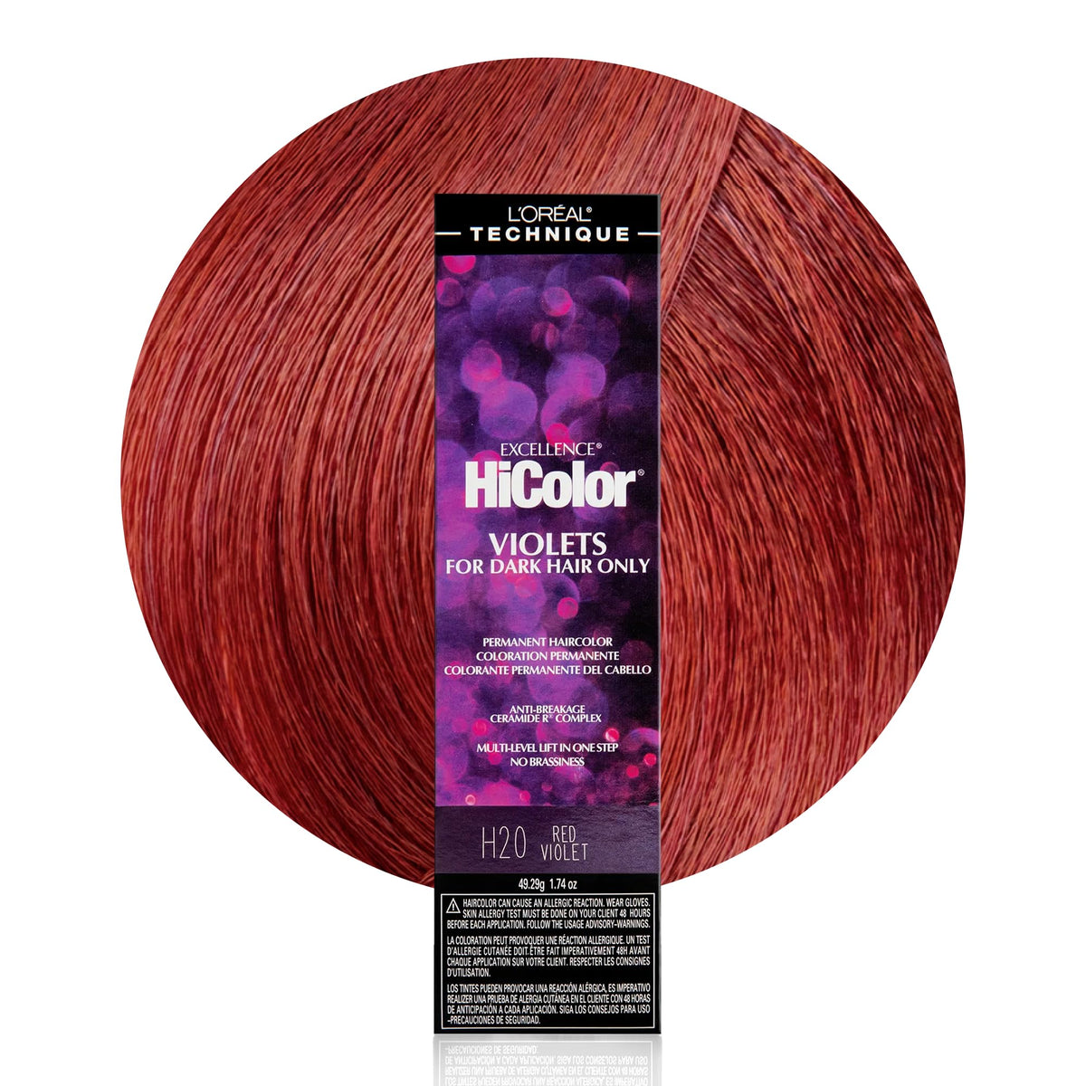 L'OREAL TECHNIQUE HiColor Darkest Plum front view