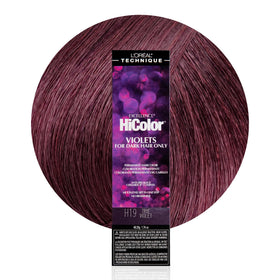 L'OREAL TECHNIQUE HiColor Plum front view of packaging