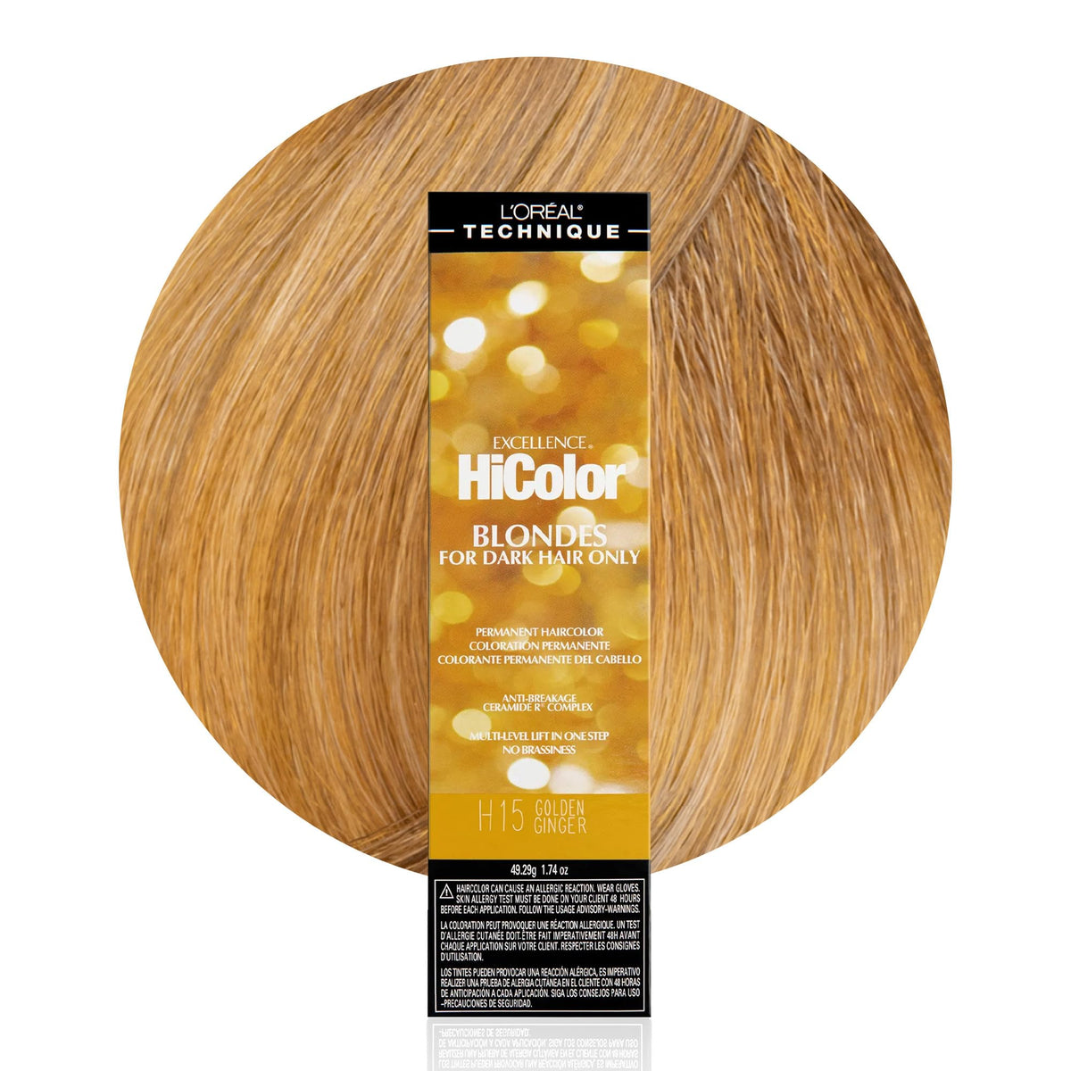 L'OREAL TECHNIQUE HiColor Soft Brown Hair Colour front view
