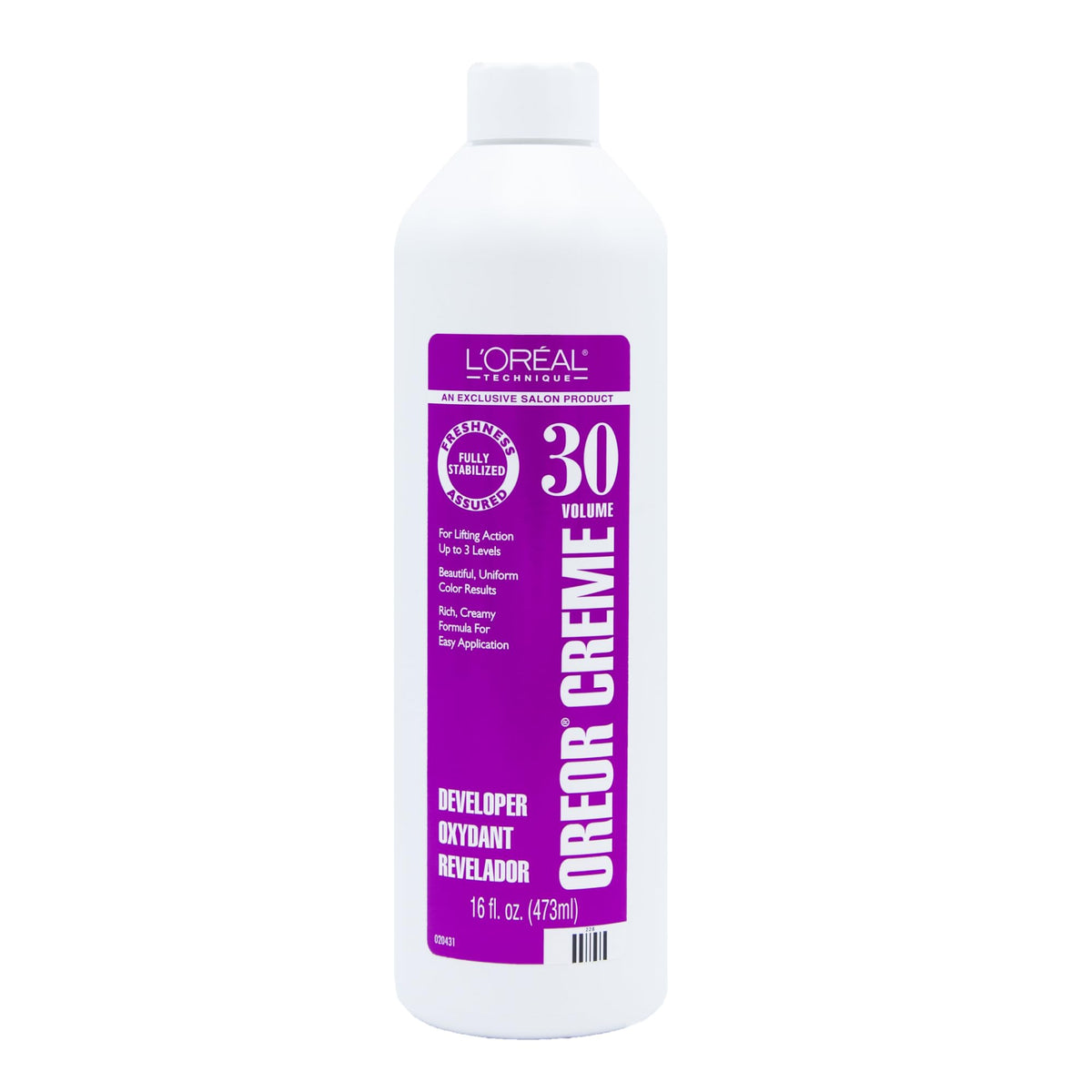 L'OREAL TECHNIQUE Oreor Developer 30 Volume 16 Oz front view