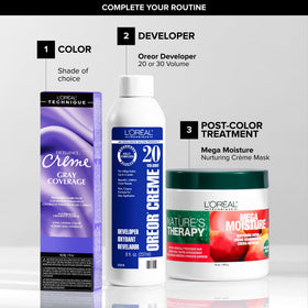 L'OREAL TECHNIQUE Oreor Developer packaging with label details