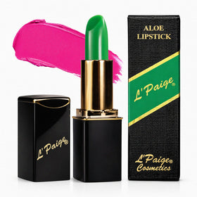 L'Paige Color-Changing Green Lipstick with packaging