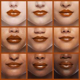 L'Paige Frosted Copper Lipstick packaging side view