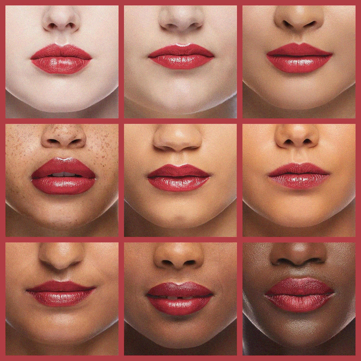 L'Paige Icy Mauve Lipstick showing texture