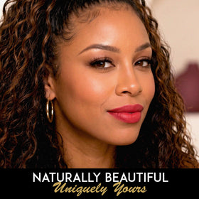 L'Paige lipstick packaging with aloe vera ingredients highlighted