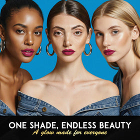 L'Paige lipstick showcasing unique colour change