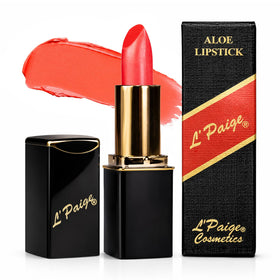 L'Paige Mango Lipstick L57 vibrant coral shade front view