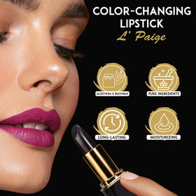L'Paige pH Color-Changing Black Lipstick packaging