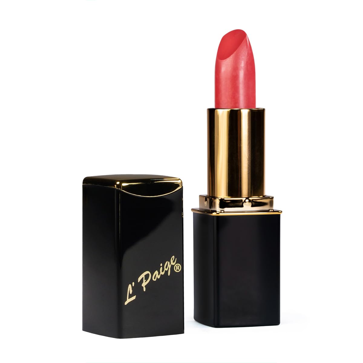 L'Paige Southern Rose Lipstick L42 warm rose shade front view