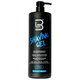 L3 Clear Shaving Gel for Men 33.8 fl oz front view