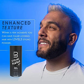 L3 Hair Texture Powder for Men 60 g with sprinkle application