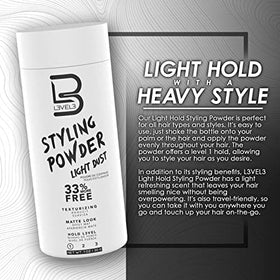 L3 Light Hold Styling Powder application on hair