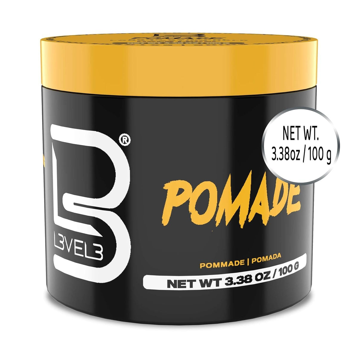 L3 Pomade lifestyle shot on a countertop