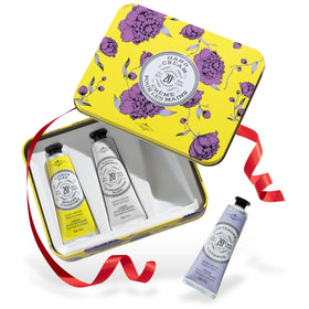 La Chatelaine Hand Cream Gift Set with three travel-sized creams