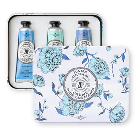 La Chatelaine hand cream trio with travel tins