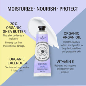La Chatelaine hand cream tube showcasing Lychee Bilberry scent