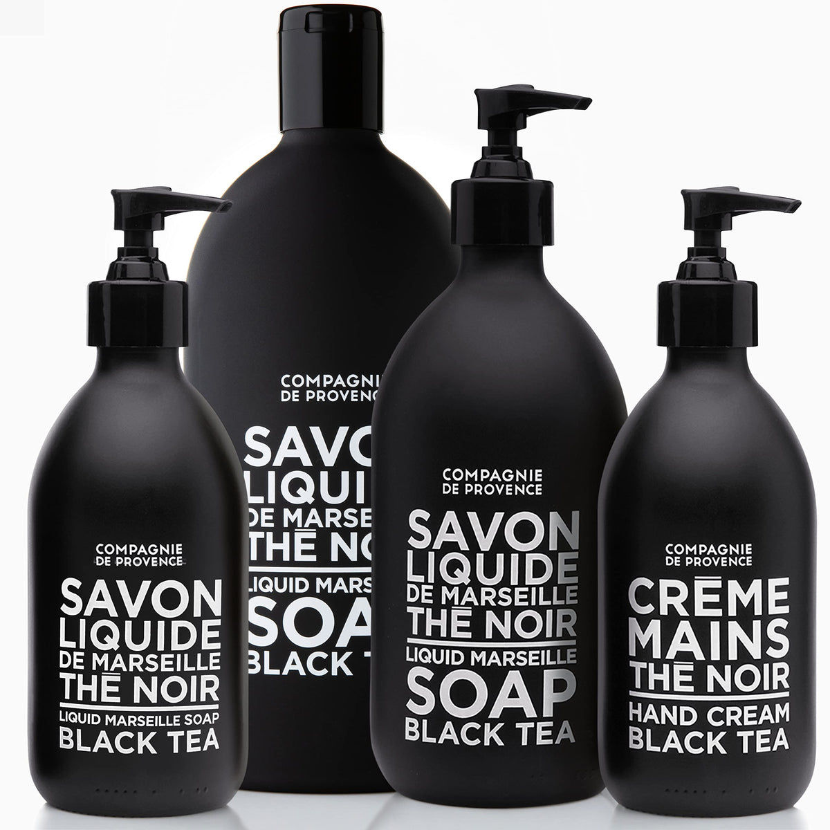 La Compagnie de Provence Black Tea Liquid Soap elegant packaging