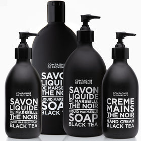 La Compagnie de Provence Black Tea Liquid Soap elegant packaging