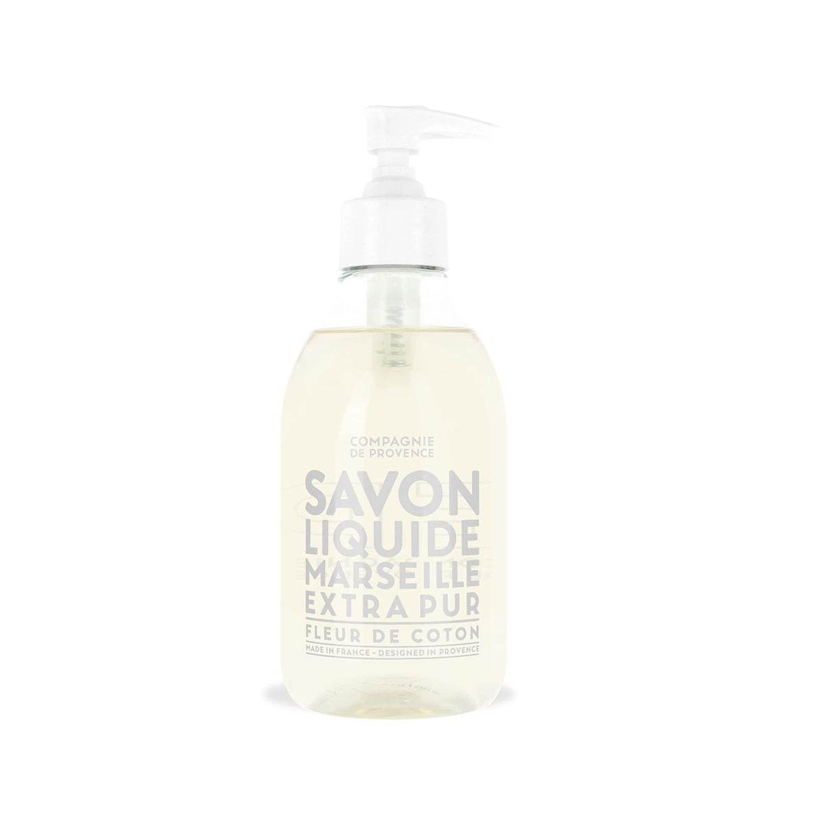 La Compagnie de Provence Cotton Flower Liquid Soap 10 Oz front view