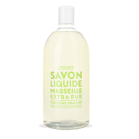 La Compagnie de Provence Fresh Verbena Liquid Soap refill bottle front view