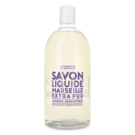 La Compagnie de Provence Lavender Liquid Soap packaging details