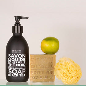La Compagnie de Provence Liquid Soap Black Tea 16.7 Fl Oz packaging details