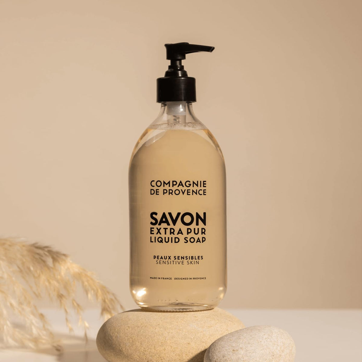 La Compagnie de Provence Liquid Soap in bathroom setting