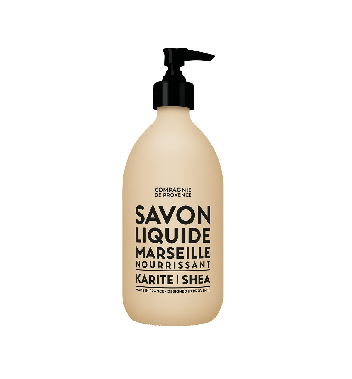 La Compagnie de Provence Savon de Marseille Liquid Soap 16.7 Fl Oz glass bottle front view