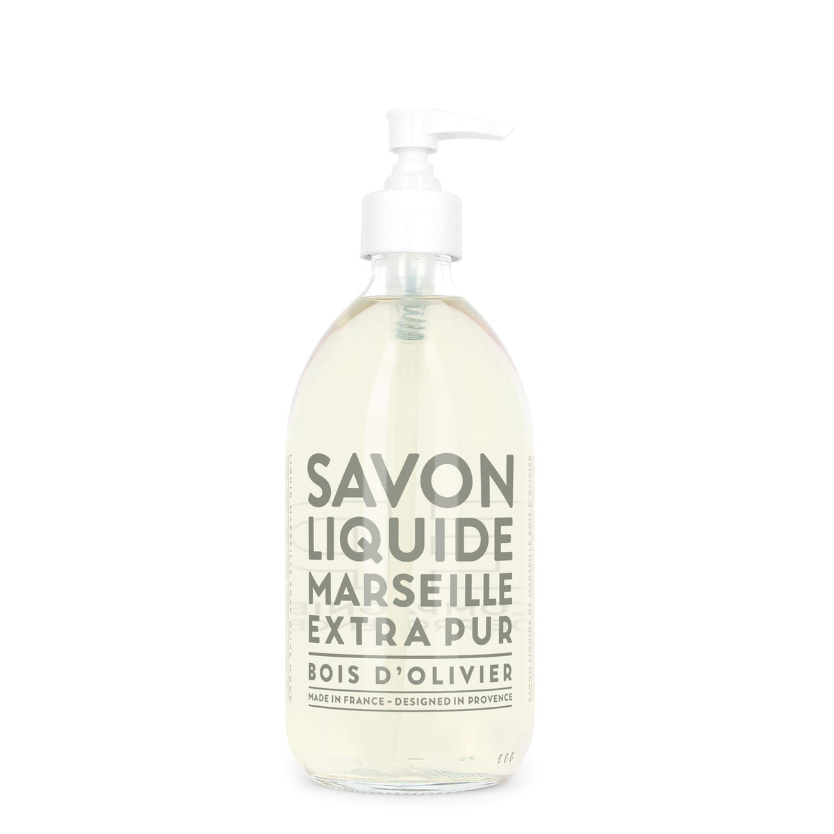 La Compagnie de Provence Savon de Marseille Olive Wood Liquid Soap front view